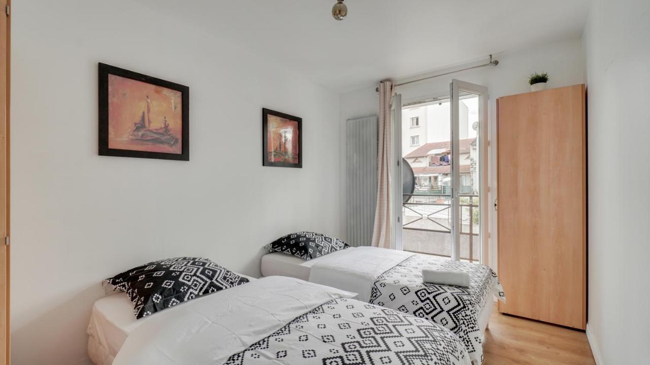 Chic Apart With Parking Near Paris Apartment Aubervilliers Exterior photo